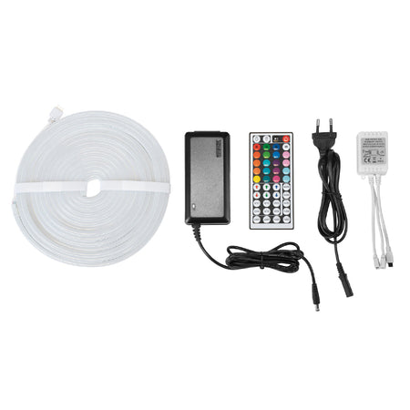 Bandă neonflex LED RGB, 5 m, IP65, flexibilă, 108 LED/m, Ibiza Light LLS500RGB-NEO