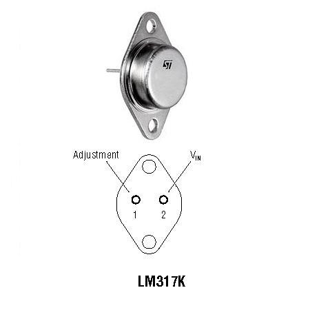 Stabilizator de tensiune reglabil 1.2-37V TO3 LM317K