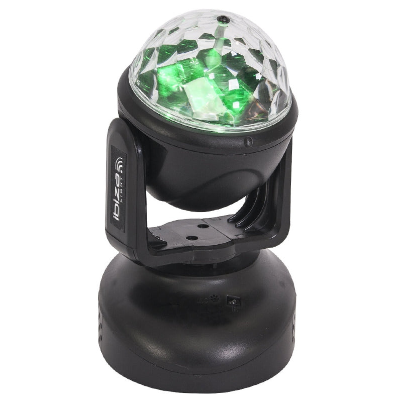 Mini moving head efect Astro RGB 20W cu telecomandă Ibiza Light LMH-ASTRO