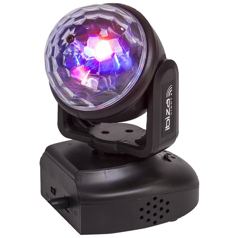Mini moving head efect Astro RGB 20W cu telecomandă Ibiza Light LMH-ASTRO