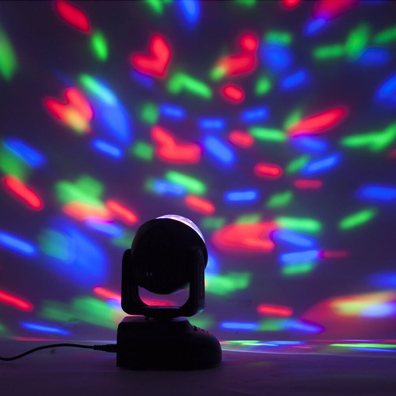 Mini moving head efect Astro RGB 20W cu telecomandă Ibiza Light LMH-ASTRO