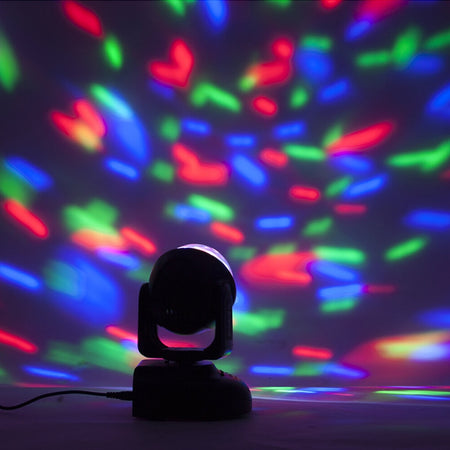 Mini moving head efect Astro RGB 20W cu telecomandă Ibiza Light LMH-ASTRO