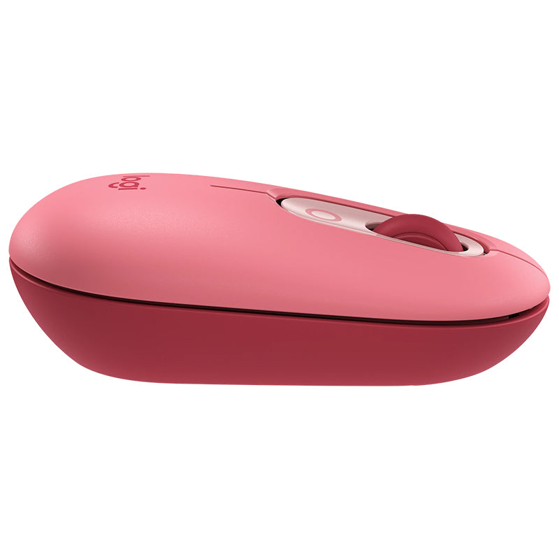 Mouse wireless Bluetooth POP roz cu senzor optic 4000 DPI Logitech LOG-POPR