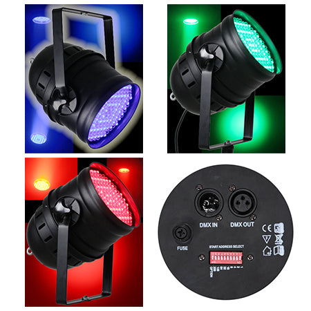 Led Par 64 Dmx 10mm X 177 Led-uri