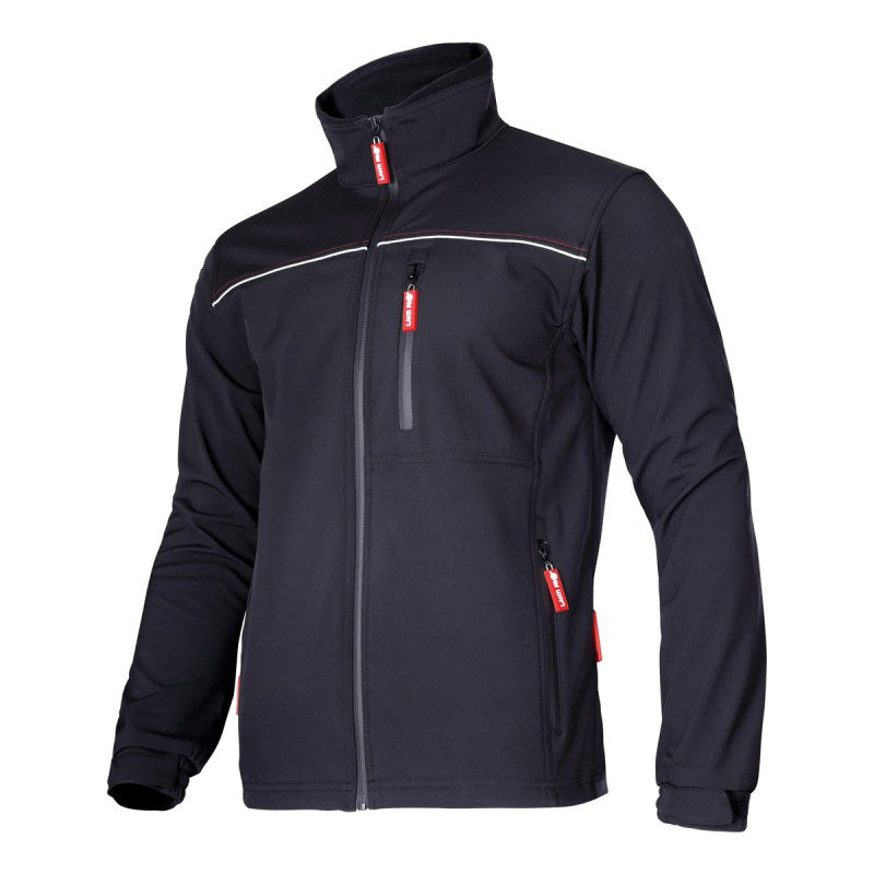 Jachetă elastică softshell neagră LAHTI PRO