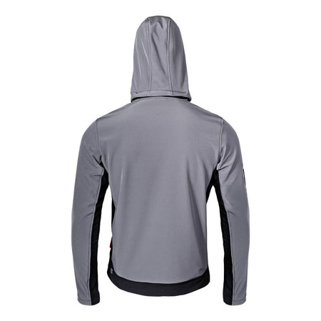Jachetă elastică cu glugă softshell gri LAHTI PRO