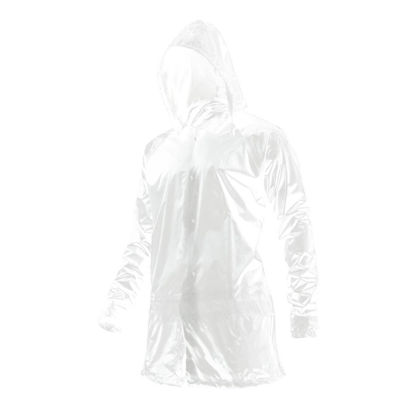 Pelerină ploaie cu nasturi, unisex, glugă reglabilă, polietilenă LAHTI PRO LPPP01U