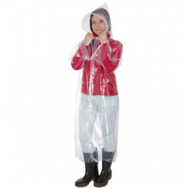 Pelerină ploaie cu nasturi, unisex, glugă reglabilă, polietilenă LAHTI PRO LPPP01U