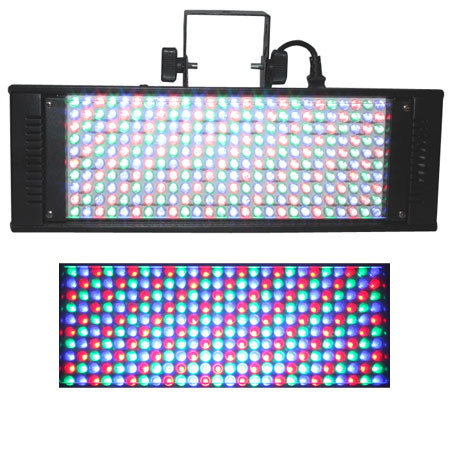 Panou LED color cu DMX, 30 W, 460 × 160 × 140 mm, Ibiza Light LS005LED