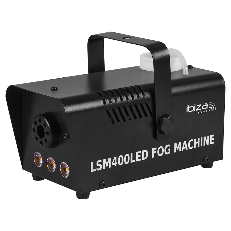 Mașină de fum cu LED-uri 400 W negru Ibiza Light LSM400LED-BK