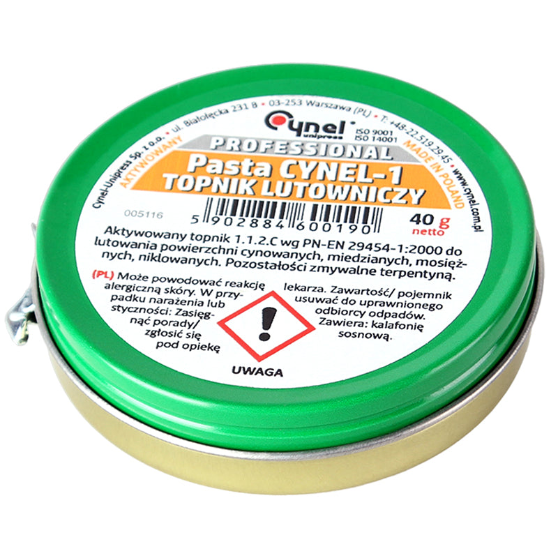 Pastă de lipit cu flux pe bază de colofoniu, 40 g LUT0010