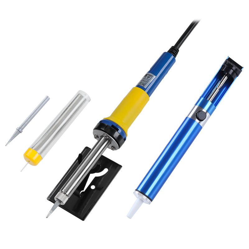 Set letcon pentru lipire cu pompă pentru cositor și accesorii LUT0015