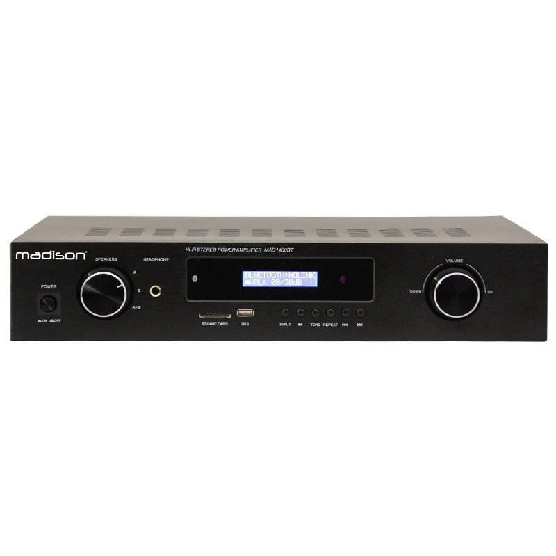 Amplificator 2x180w Cu Tuner Usb/bt/sd
