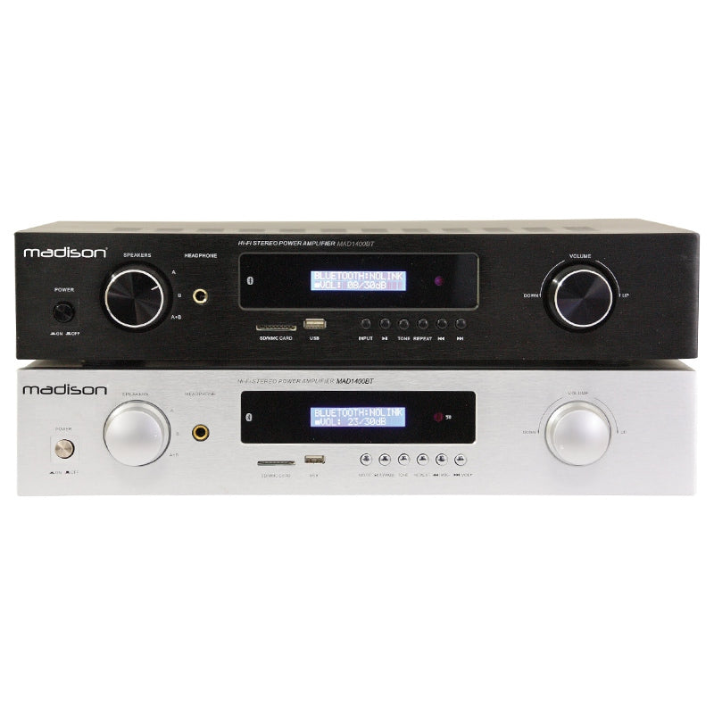 Amplificator 2x180w Cu Tuner Usb/bt/sd
