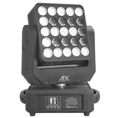 Moving Head 25 × 12 W RGBW cu control DMX, AFX MAGIC-WASH25