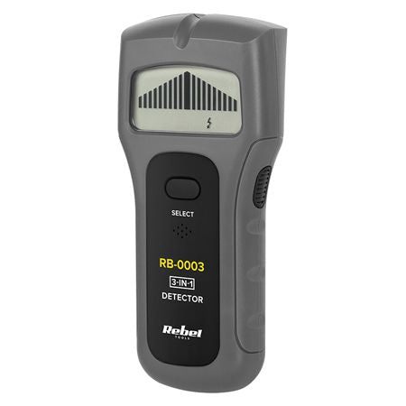 Detector 3 în 1 cu afișaj, sensibilitate reglabilă, Rebel MIE-RB-0003
