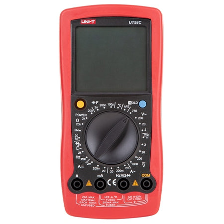 Multimetru digital cu tensiune până la 1000 V și curent până la 20 A Uni-T UT58C MIE0083