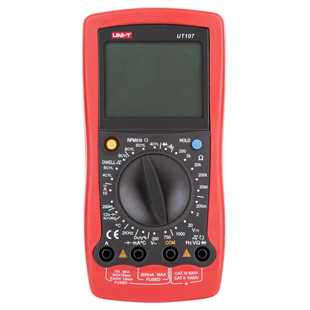 Multimetru digital cu măsurare până la 1000 V și 10 A, temperatură -40 °C…1000 °C Uni-T MIE0090