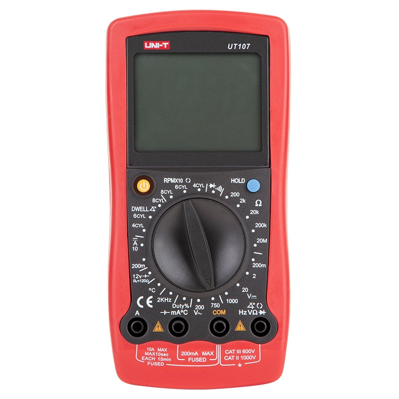 Multimetru digital cu măsurare până la 1000 V și 10 A, temperatură -40 °C…1000 °C Uni-T MIE0090