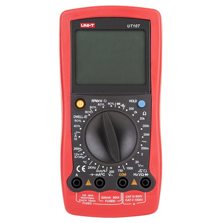 Multimetru digital cu măsurare până la 1000 V și 10 A, temperatură -40 °C…1000 °C Uni-T MIE0090