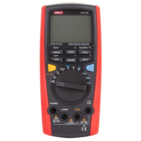 Multimetru UT71A True RMS cu afișare 20000, USB și alimentare 9 V, Uni-T MIE0091