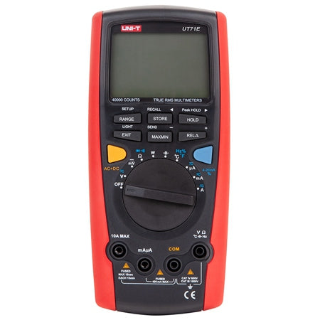 Multimetru digital UT71E True RMS, temperatură -40 °C…1000 °C Uni-T MIE0093