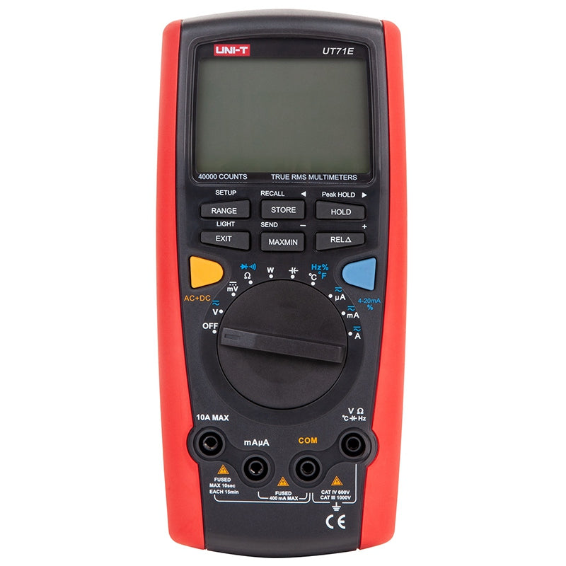 Multimetru digital UT71E True RMS, temperatură -40 °C…1000 °C Uni-T MIE0093