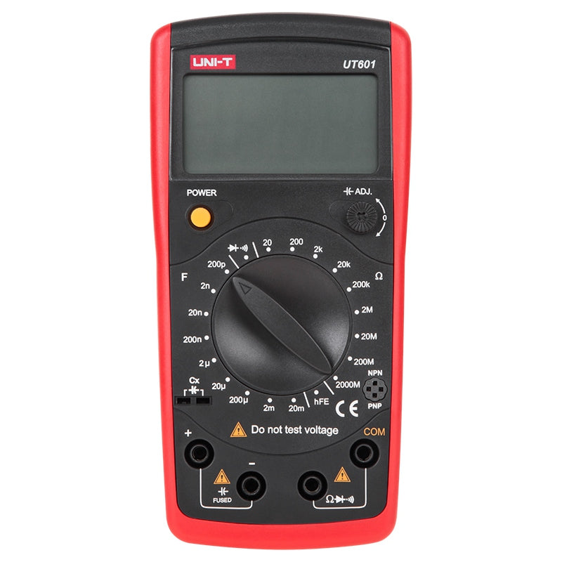 Multimetru digital UT601 cu măsurare rezistență și capacitate, alimentare 9V - Uni-T MIE0095