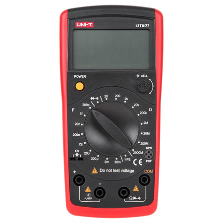 Multimetru digital UT601 cu măsurare rezistență și capacitate, alimentare 9V - Uni-T MIE0095