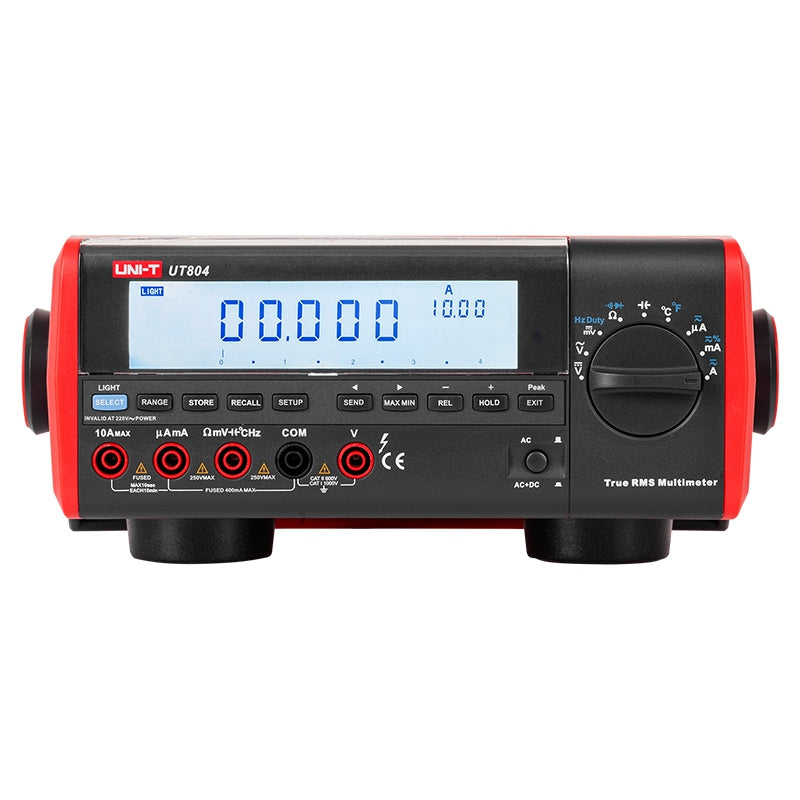 Multimetru de laborator UT804 True RMS cu Data Logging, RS232/USB, AC 220 V sau 6 x baterie R14 Uni-T MIE0097
