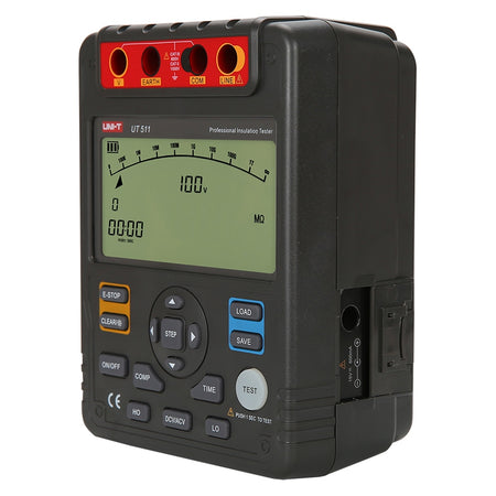 Multimetru pentru măsurare izolație UT511, 100 V/250 V/500 V/1000 V, 100 kOhm-10 GOhm Uni-T MIE0098