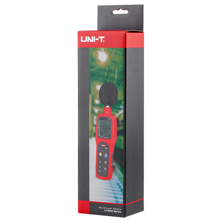 Decibelmetru digital UT352, interval 30 ~ 130 dB ± 1,5 dB, rezoluție 0,1 dB, memorie 63 citiri - Uni-T MIE0129