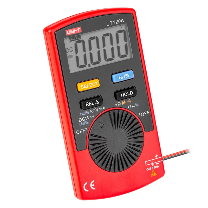 Multimetru digital UT120A pentru măsurare AC/DC 0-600 V și frecvențe 0-10 MHz Uni-T MIE0143