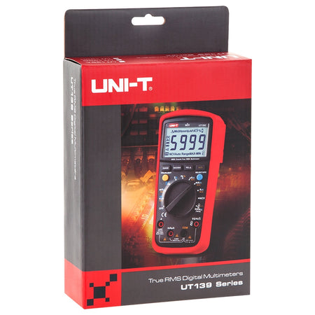 Multimetru digital universal UT139B true RMS, CAT III 600 V, curent 10 A - Uni-T MIE0155
