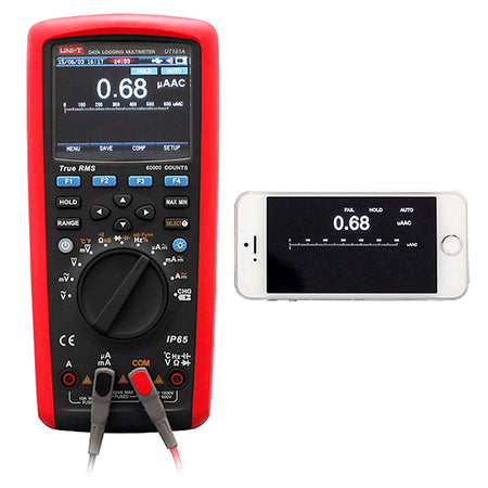 Multimetru digital UT181A True RMS, măsurare AC/DC până la 1000 V, USB, baterie Li 7,4 V Uni-T MIE0171