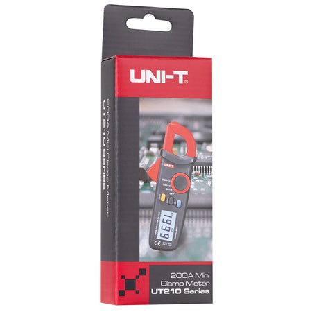 Clampmetru digital UT210B cu măsurare AC 2/20/200 A RMS Uni-T MIE0173