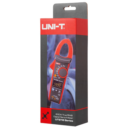 Clampmetru digital True RMS UT216A, măsurare curent până la 600 A, falci 30 mm - Uni-T MIE0187
