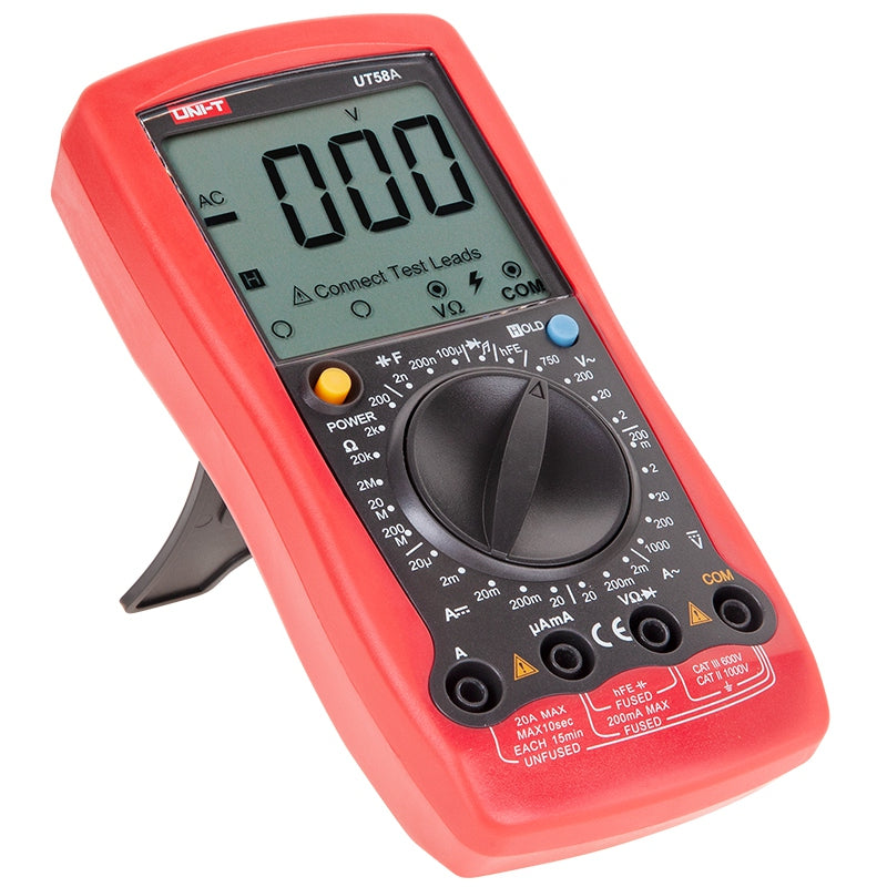 Multimetru digital UT58A, 1000 V și 20 A, afișaj 2000, Uni-T MIE0257