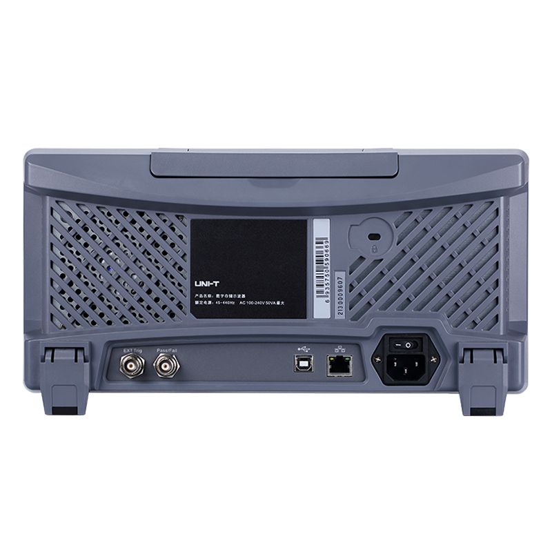 Osciloscop digital 4 canale 100 MHz, 1 GS/s, memorie 28 MPTS, display 8-inch WVGA Uni-T MIE0269