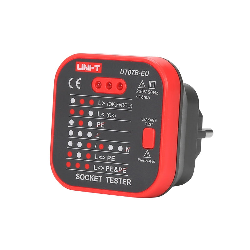 Tester rețea UT07B 230 V AC, 10 A - Uni-T MIE0271