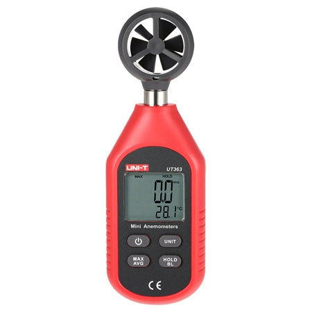Anemometru digital UT363 cu măsurare 0-30 m/s și temperatură -10° C - 50° C Uni-T MIE0287