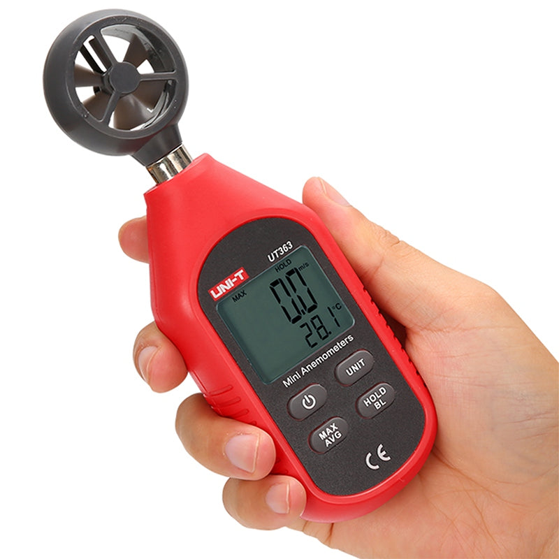 Anemometru digital UT363 cu măsurare 0-30 m/s și temperatură -10° C - 50° C Uni-T MIE0287