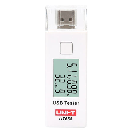 Tester mufă USB UT658 pentru măsurare tensiune 3-9 V și curent 0-3 A Uni-T MIE0291