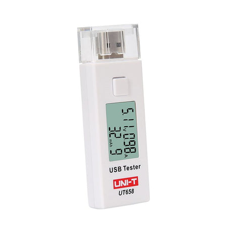 Tester mufă USB UT658 pentru măsurare tensiune 3-9 V și curent 0-3 A Uni-T MIE0291