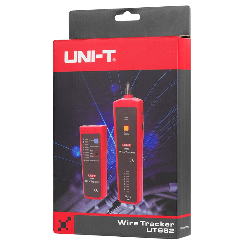 Tester continuitate cablu UT682 cu transmițător și receptor Uni-T MIE0292