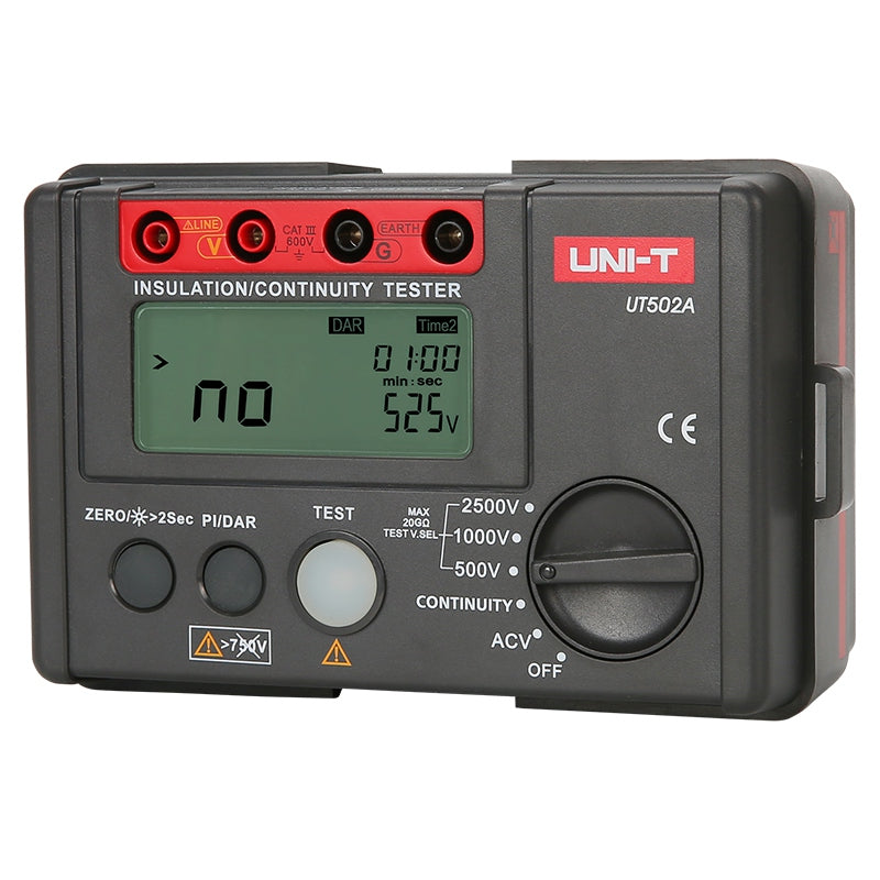 Multimetru pentru rezistență de izolație UT502A, 2500 V - Uni-T MIE0294