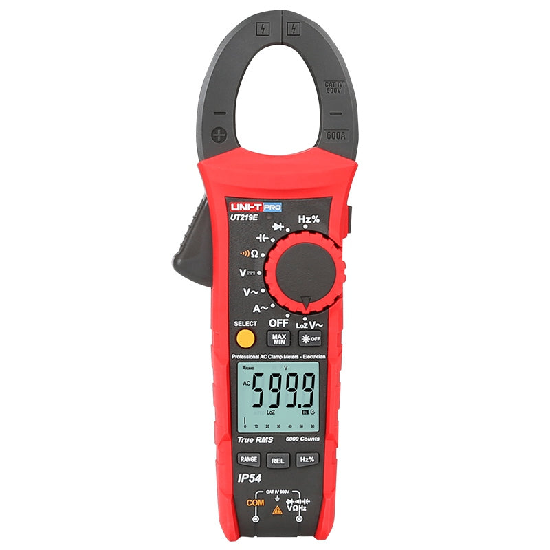 Clampmetru UT219E True RMS, 600 A și 600 V, afișaj 6000 counts Uni-T MIE0300