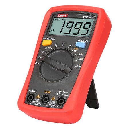 Multimetru digital UT33A+ cu afișaj 1999, măsurare 10 A și capacitate 2 mF Uni-T MIE0325