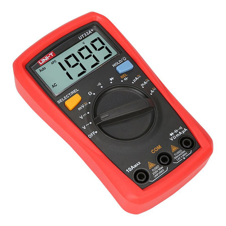Multimetru digital UT33A+ cu afișaj 1999, măsurare 10 A și capacitate 2 mF Uni-T MIE0325