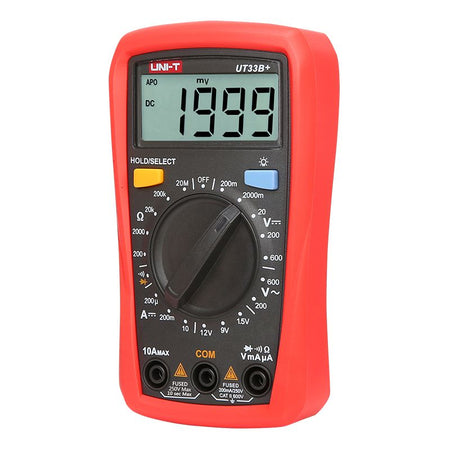 Multimetru digital UT33B+ pentru începători, test baterie, 10 A, afișaj 1999 - Uni-T MIE0326
